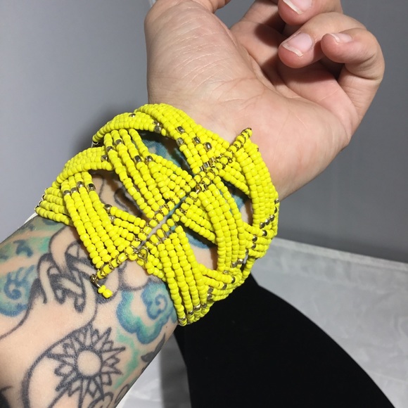 Sonoma Life + Style Twisted Bead Cuff - Picture 2 of 5